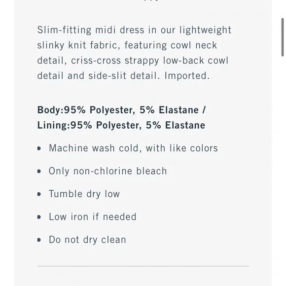 ✨ Abercrombie & Fitch Cowl Neck Slip Mini Dress - Picture 11 of 12